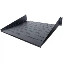   Intellinet 19" Cantilever Shelf (2U 2-Point Front Mount 400 mm) Black
