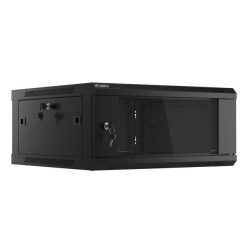 Lanberg 19" 4U Falra szerelhető Rackszekrény Black
