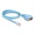 DeLock RS-232 DB9 Adapter 1 x RS-232 RJ45 1m Blue