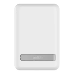   Belkin BPD004BTWT BoostCharge Magnetic Wireless 5000mAh PowerBank + Stand White