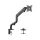 Gembird MA-DA1-02 Adjustable Tilting Desk Display Mounting Arm 17”-32” Black