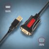 AXAGON ADS-1PSN USB-A 2.0 - serial RS-232 DB9-M Prolific adapter / cable 1,5m Black