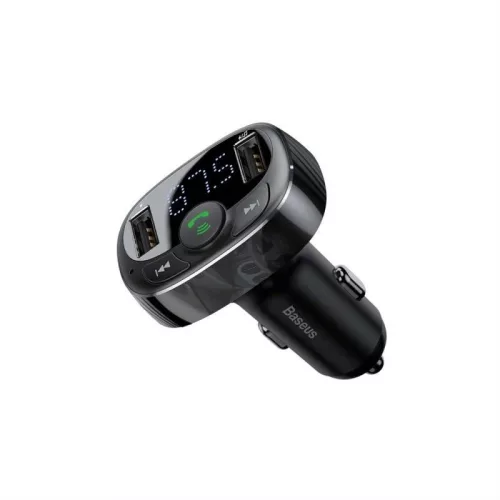 Baseus CCTM-01 T típusú Bluetooth FM Transzmitter Black
