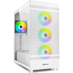 Sharkoon Rebel C50 RGB Tempered Glass White