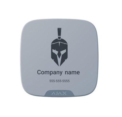 AJAX Logózható előlap StreetSiren DoubleDeck kültéri szirénához; fehér