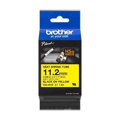   Brother HSE-631E P-Touch szalag 11,2mm Black on Yellow - 1,5m