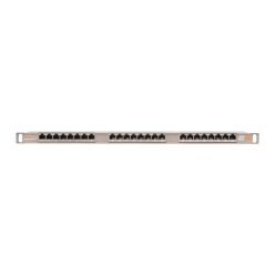 NIKOMAX 24-port Patch Panel 0,5U Grey