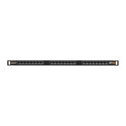 NIKOMAX 24-port Patch Panel 0,5U Black