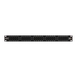 NIKOMAX 50-port Patch Panel 1U Black