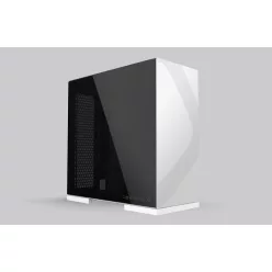 Geometric Future Lohan Tempered Glass White