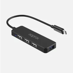   Approx APPC48V2 USB Type-C Hub Adapter 3-Port USB 2.0 + 1 Port USB 3.0