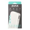 Avax PB106W LEISURE 15000mAh PowerBank White