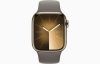 Apple Watch S9 Cellular 41mm Gold Stainless Steel Case with Clay Sport Band M/L