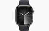 Apple Watch S9 Cellular 45mm Graphite Stainless Steel Case with Midnight Sport Band S/M