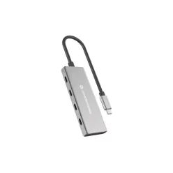 Conceptronic  HUBBIES16G 4-Port USB3.2 Gen 2 Hub Grey