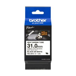   Brother HSe-261 Laminált P-Touch szalag (31mm) Black on White-1,5m