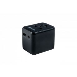   Verbatim Universal Travel Adapter UTA-02 Plug with USB-C PD & USB-A QC ports