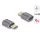 DeLock USB Adapter 40 Gbps USB Type-C PD 3.0 100 W male to female port saver 8K 60Hz metal Grey