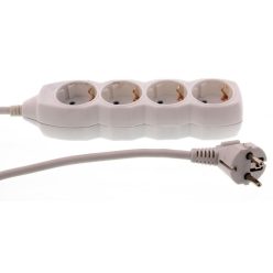 Well Hálózati elosztó 4DIN 3m White