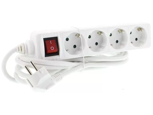 Well Hálózati elosztó 4DIN 3m White