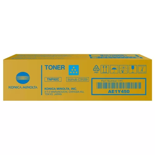 Konica Minolta TNP92 Cyan toner