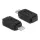 DeLock USB-A to USB-A male/male adapter Black