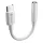 Devia Smart Series Adapter Type-C To 3.5mm With Charging White