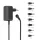 Hama Universal network adapter 300mA / 3,6W Black