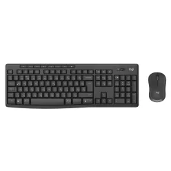   Logitech MK370 Wireless billentyűzet + optikai egér Black HU