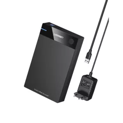   UGREEN External Hard Drive Enclosure for 3,5" SATA Black