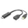 Digitus HDMI M to DP F with external Power 4K@30Hz. 0,2m Black