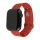 FIXED szilikon szíjkészlet az Apple Watch 42/44/45mm-e okosórákhoz, piros