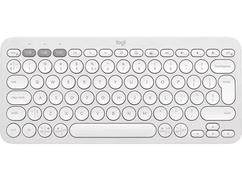 Logitech Pebble Keys 2 K380s Bluetooth Keyboard Tonal White US