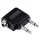 Hama 2×3,5MM mono dugó - 1×3,5MM sztereo alj Adapter Black