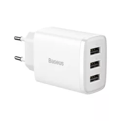 Baseus Compact 17W Wall Charger White