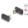 DeLock USB Adapter 40 Gbps USB Type-C PD 3.1 240 W male to female angled 8K 60Hz Black