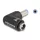 DeLock DC Adapter 5.5 x 2.1 mm male to 5.5 x 2.1 female 90° angled