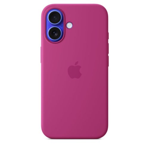 Apple iPhone 16 Silicone Case with MagSafe Fuchsia (Seasonal)