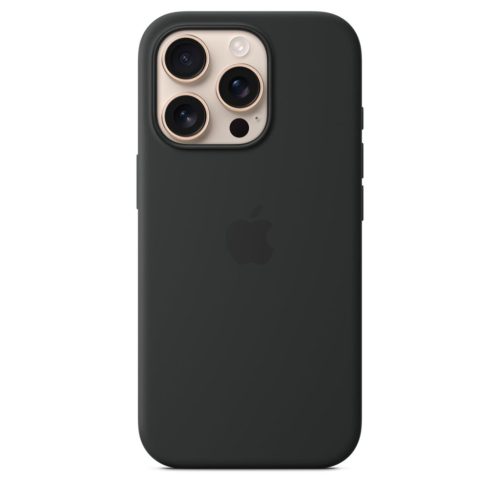 Apple iPhone 16 Pro Silicone Case with MagSafe Black