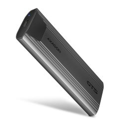   AXAGON EEM2-GTS2 USB-C 10Gbps M.2 NVMe & SATA SSD THIN SCREWLESS box