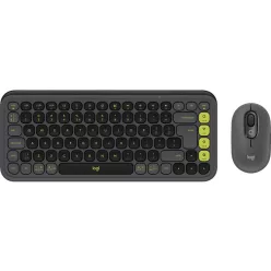 Logitech Pop Icon Wireless Keyboard Combo Graphite/Green US