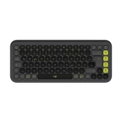 Logitech Pop Icon Wireless Keyboard Graphite/Green US
