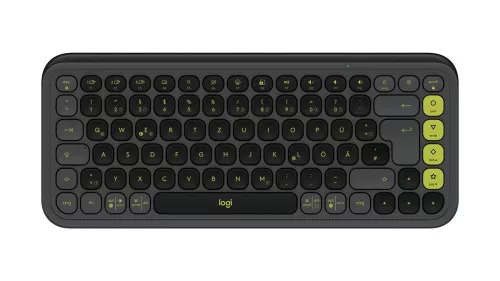 Logitech Pop Icon Wireless Keyboard Graphite/Green US