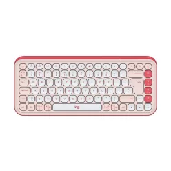 Logitech Pop Icon Wireless Keyboard Rose/Off White US
