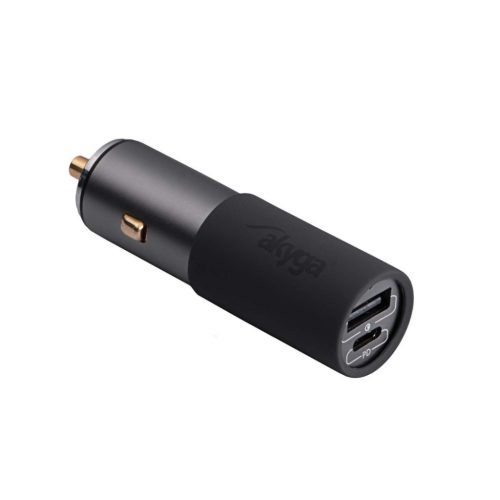Akyga AK-CH-26 100W USB Car Quick Charge 3.0 GaN Grey