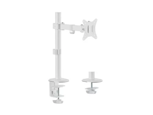 EQuip 17"-32" Articulating Monitor Desk Mount Bracket White