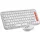 Logitech Pop Icon Wireless Keyboard Combo Off White/Orange US