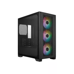 Cooler Master Elite 301 Tempered Glass Black