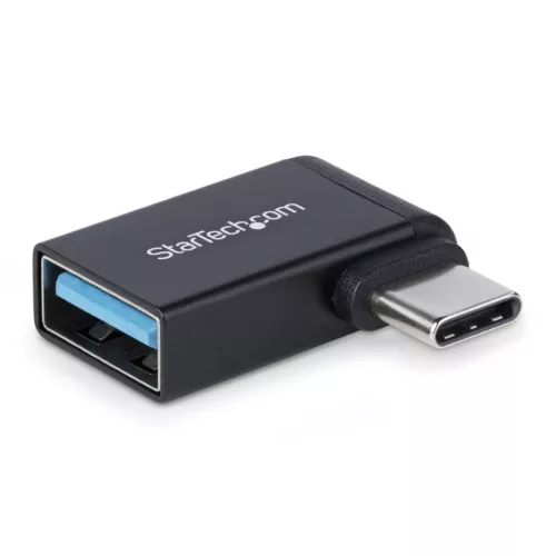 Startech USB-C to USB-A Adapter Right-Angled Black