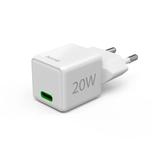 Hama Fast Charger Super-Mini Charger 20W White